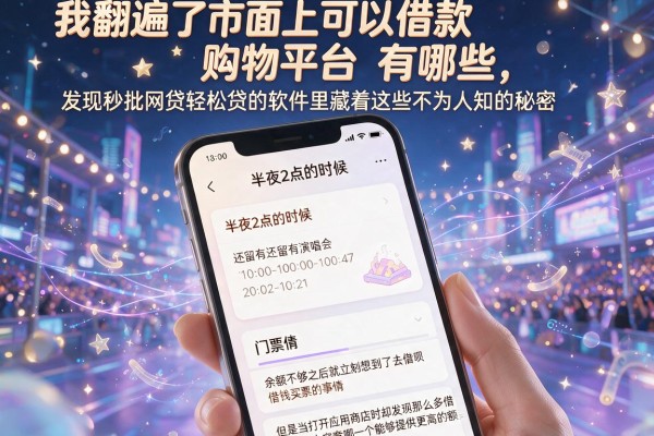 我翻遍了市面上可以借款购物平台有哪些，发现秒批网贷轻松贷的软件里藏着这些不为人知的秘密