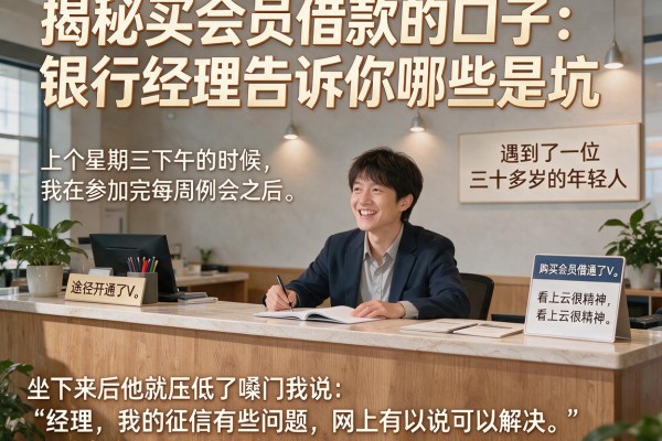 揭秘买会员借款的口子：银行经理告诉你哪些是坑