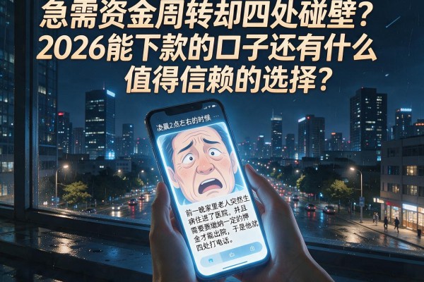 急需资金周转却四处碰壁?2026能下款的口子还有什么值得信赖的选择?
