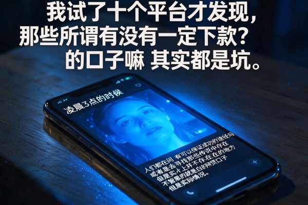 我试了十个平台才发现，那些所谓有没有一定下款的口子嘛其实都是坑