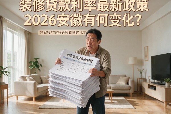 装修贷款利率最新政策2026安徽有何变化？想省钱的家庭必须看懂这几步
