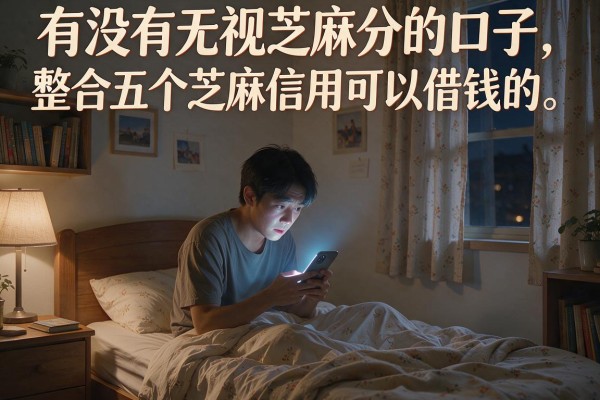 有没有无视芝麻分的口子，整合五个芝麻信用可以借钱的app
