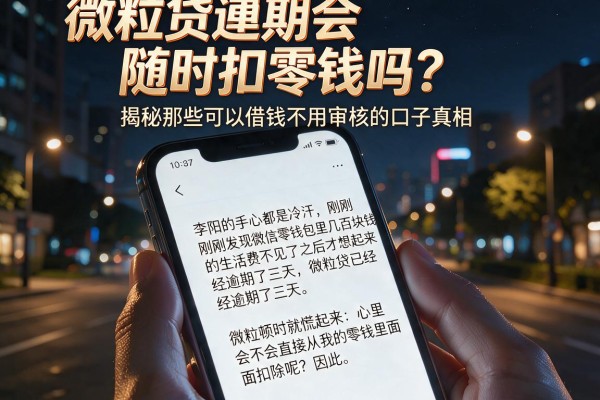 微粒贷逾期会随时扣零钱吗？揭秘那些可以借钱不用审核的口子真相