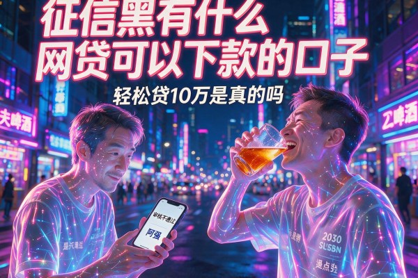 征信黑有什么网贷可以下款的口子，轻松贷10万是真的吗