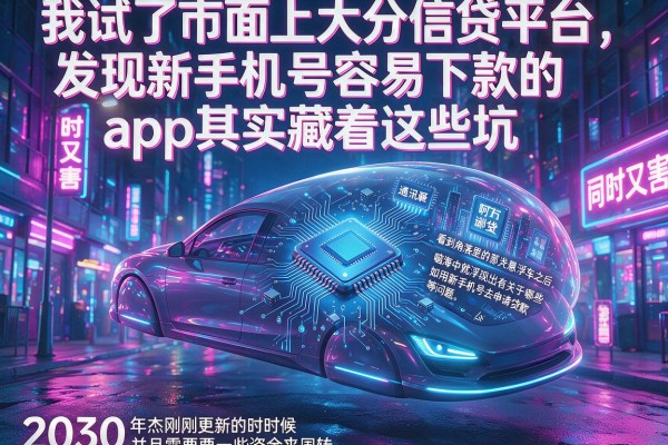 我试了市面上大部分车信贷平台，发现新手机号容易下款的app其实藏着这些坑