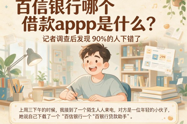 百信银行哪个借款app是什么？记者调查后发现90%的人下错了