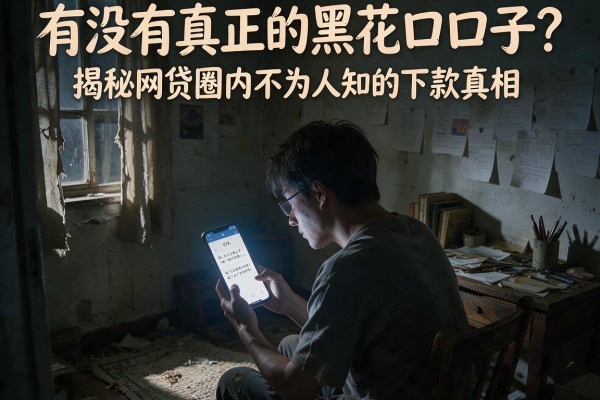 有没有真正的黑花口子？揭秘网贷圈内不为人知的下款真相