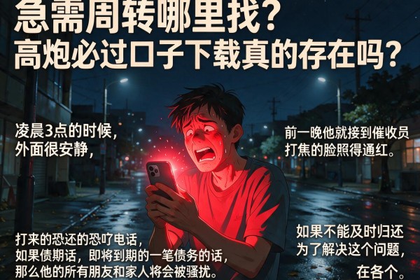 急需周转哪里找？高炮必过口子下载真的存在吗？这几个备选方案或许能救命
