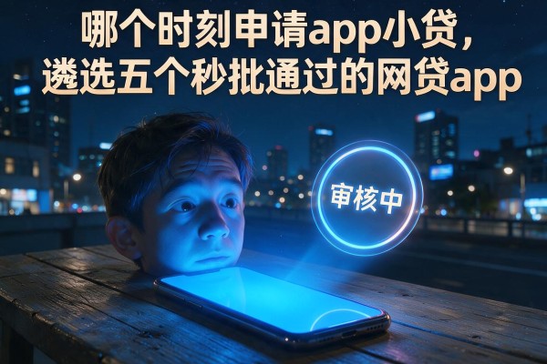 哪个时刻申请app小贷,遴选五个秒批通过的网贷app