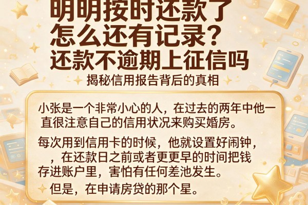 明明按时还款了怎么还有记录？还款不逾期上征信吗，揭秘信用报告背后的真相