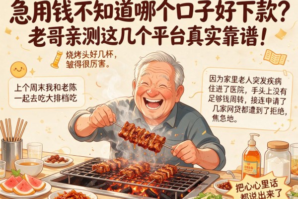 急用钱不知道哪个口子好下款？老哥亲测这几个平台真实靠谱！