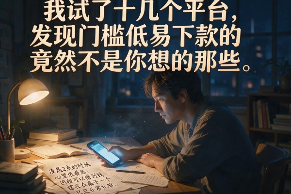 我试了十几个平台，发现门槛低易下款的竟然不是你想的那些