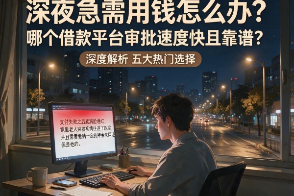 深夜急需用钱怎么办？哪个借款平台审批速度快且靠谱？深度解析五大热门选择