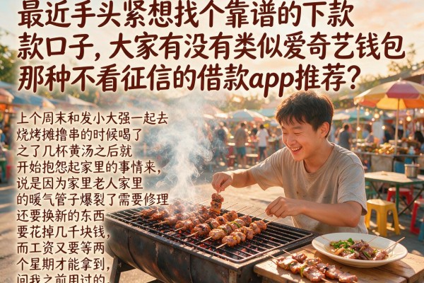 最近手头紧想找个靠谱的下款口子，大家有没有类似爱奇艺钱包那种不看征信的借款app推荐？