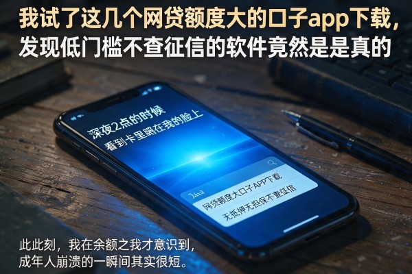 我试了这几个网贷额度大的口子app下载,发现低门槛不查征信的软件竟然是真的