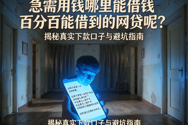 急需用钱哪里能借钱百分百能借到的网贷呢？揭秘真实下款口子与避坑指南