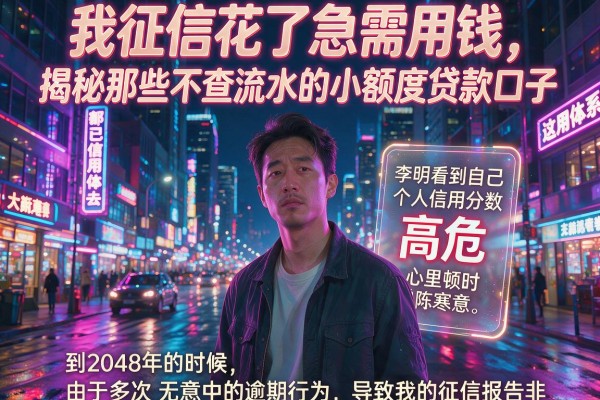 我征信花了急需用钱，揭秘那些不查流水的小额度贷款口子