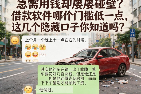 急需用钱却屡屡碰壁？借款软件哪个门槛低一点，这几个隐藏口子你知道吗？