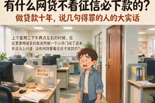 有什么网贷不看征信必下款的？做贷款十年，说几句得罪人的大实话