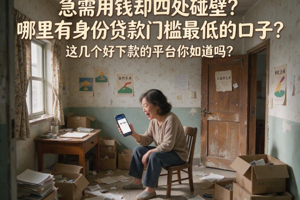 急需用钱却四处碰壁？哪里有身份贷款门槛最低的口子？这几个好下款的平台你知道吗？