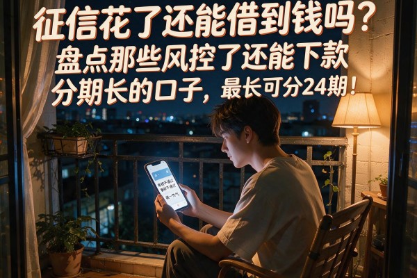 征信花了还能借到钱吗？盘点那些风控了还能下款分期长的口子，最长可分24期！