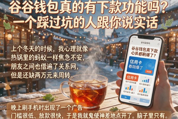 谷谷钱包真的有下款功能吗？一个踩过坑的人跟你说实话