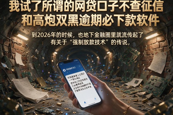 我试了所谓的网贷口子不查征信和高炮双黑逾期必下款软件，结果和你想的不一样