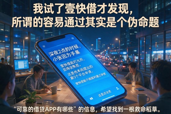我试了壹快借才发现，所谓的容易通过其实是个伪命题