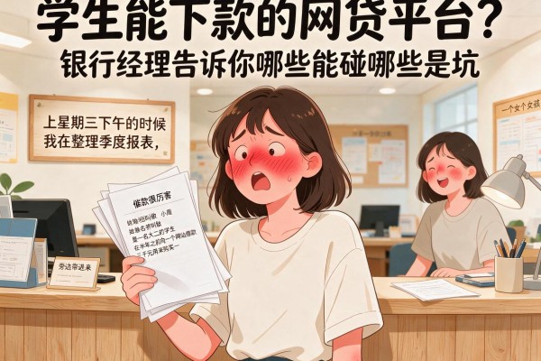 学生能下款的网贷平台？银行经理告诉你哪些能碰哪些是坑