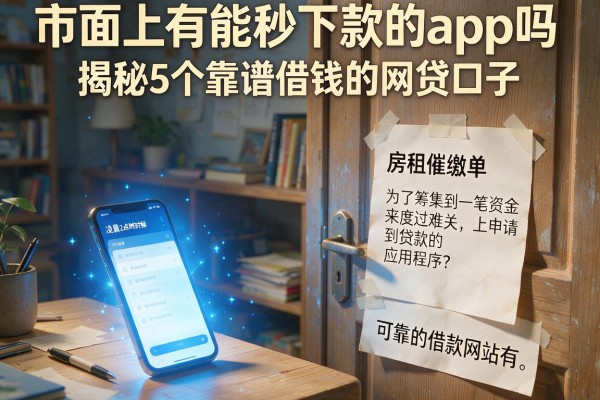 市面上有能秒下款的app吗，揭秘5个靠谱借钱的网贷口子