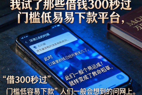 我试了那些借钱300秒过门槛低易下款平台，结果有点意外