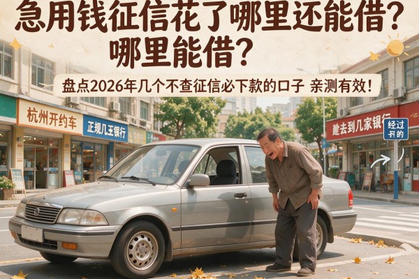 急用钱征信花了哪里还能借？盘点2026年几个不查征信必下款的口子，亲测有效！