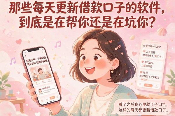 那些每天更新借款口子的软件，到底是在帮你还是在坑你？