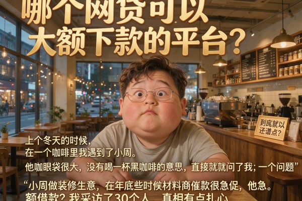 哪个网贷可以大额下款的平台？我采访了30个人，真相有点扎心