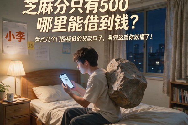 芝麻分只有500哪里能借到钱？盘点几个门槛极低的贷款口子，看完这篇你就懂了！
