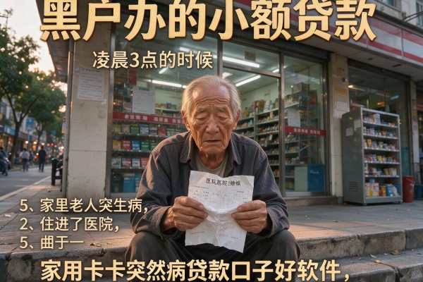 黑户办的小额贷款，罗列5个信用卡贷款口子好软件