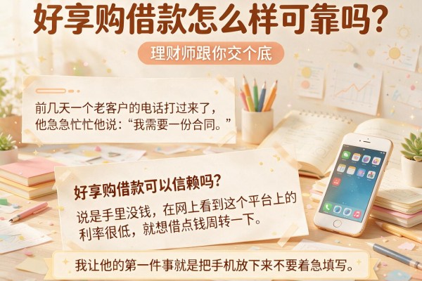 好享购借款怎么样可靠吗？理财师跟你交个底