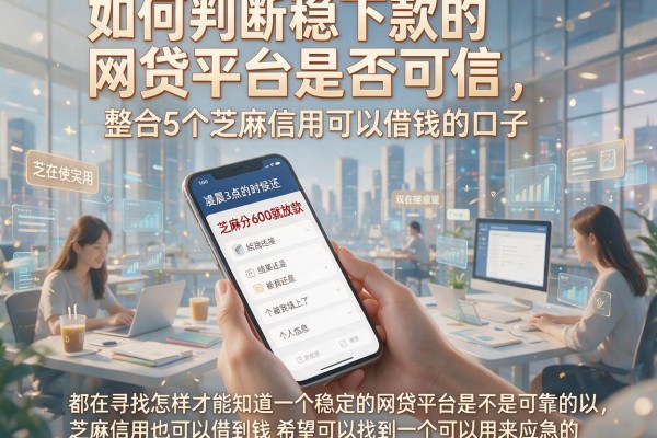 如何判断稳下款的网贷平台是否可信，整合5个芝麻信用可以借钱的口子