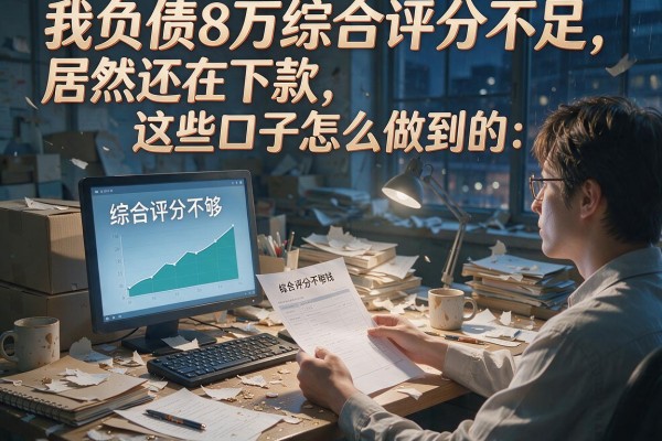 我负债8万综合评分不足，居然还在下款，这些口子怎么做到的