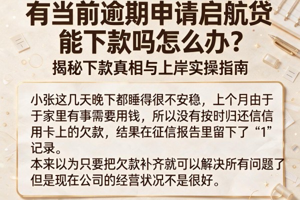 有当前逾期申请启航贷能下款吗怎么办？揭秘下款真相与上岸实操指南