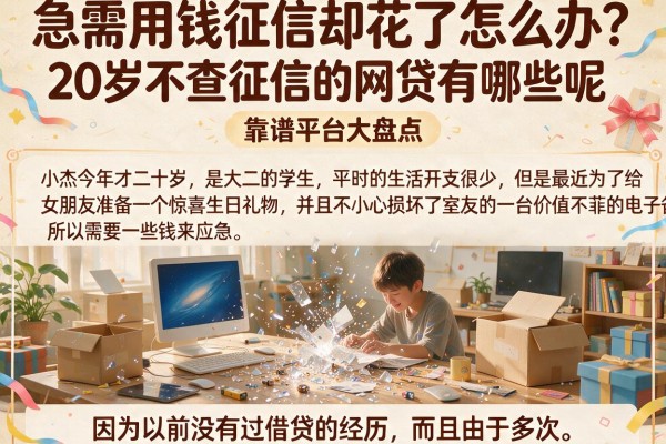 急需用钱征信却花了怎么办？20岁不查征信的网贷有哪些呢，靠谱平台大盘点