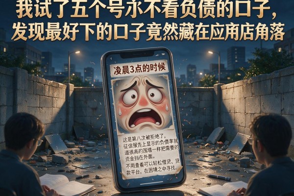 我试了五个号称不看负债的口子，发现最好下的口子竟然藏在应用商店角落