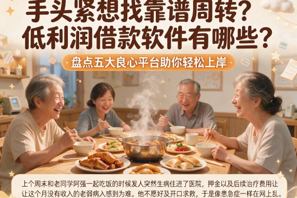 手头紧想找靠谱周转？低利润借款软件有哪些？盘点五大良心平台助你轻松上岸