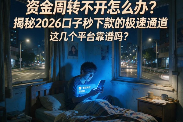 资金周转不开怎么办？揭秘2026口子秒下款的极速通道，这几个平台靠谱吗？