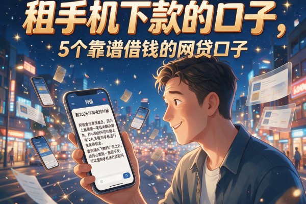 租手机下款的口子，详细阐述5个靠谱借钱的网贷口子