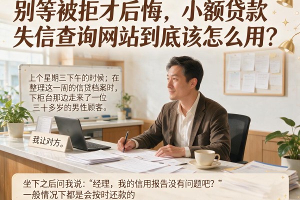 别等被拒才后悔，小额贷款失信查询网站到底该怎么用？