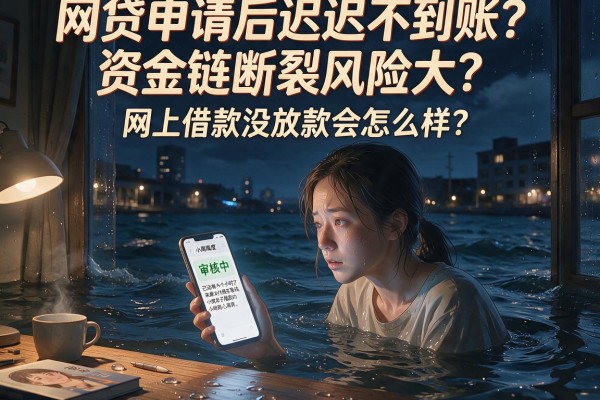 网贷申请后迟迟不到账？资金链断裂风险大？网上借款没放款会怎么样？