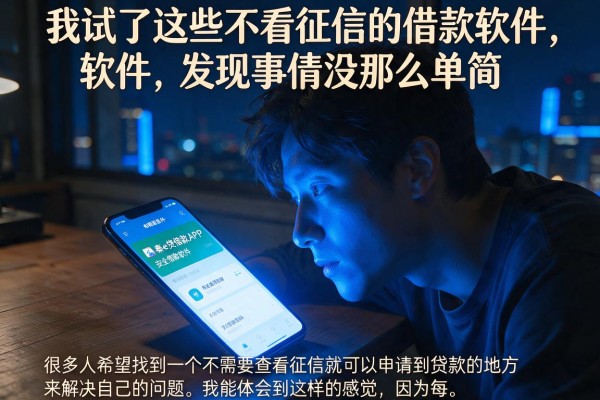 我试了这些不看征信的借款软件，发现事情没那么简单