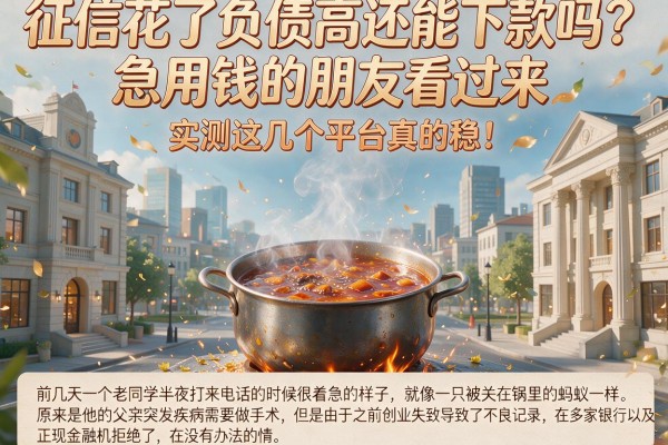 征信花了负债高还能下款吗？急用钱的朋友看过来，实测这几个平台真的稳！