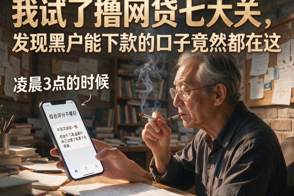 我试了撸网贷七大关，发现黑户能下款的口子竟然都在这